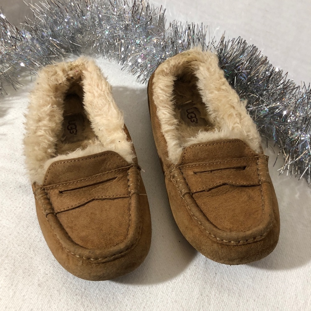 UGG Moccasin Penny-Loafer Slippers - Picture 1 of 8